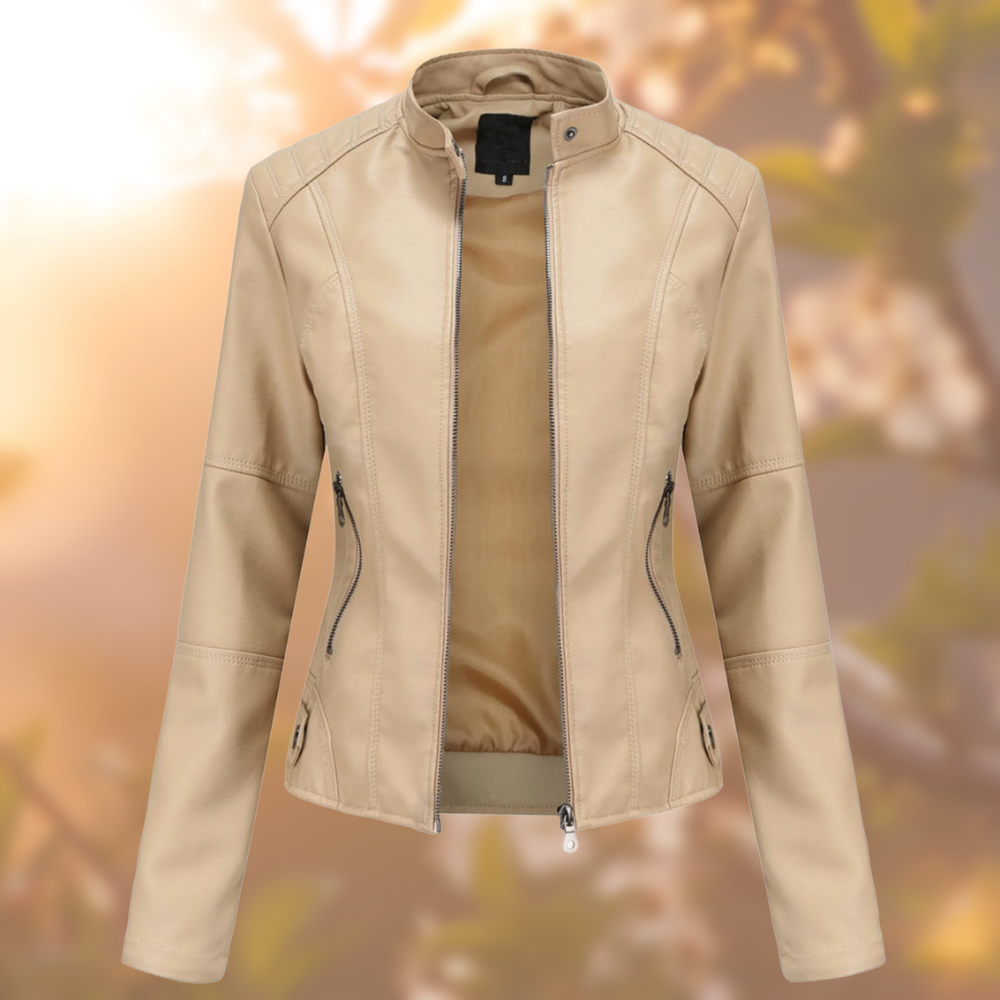 Liora | Chaqueta de Cuero Moderna