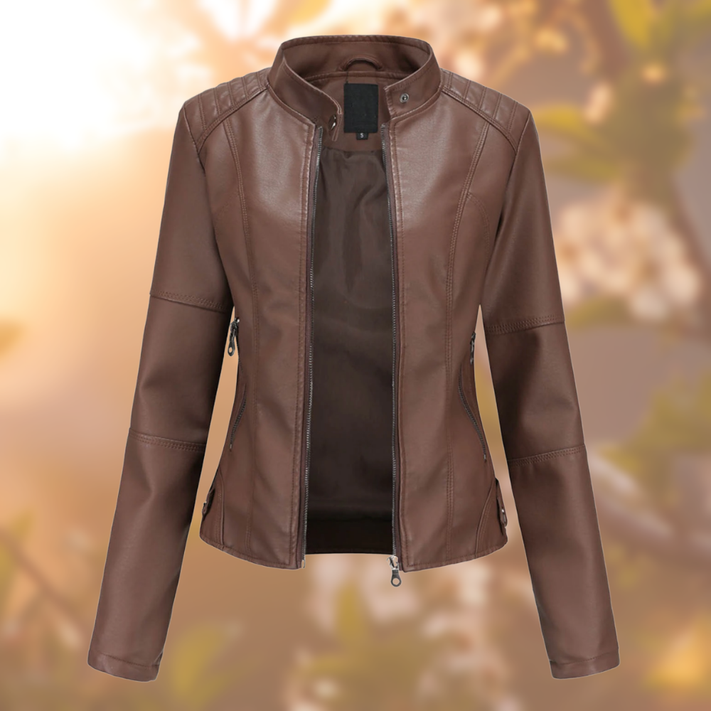 Liora | Chaqueta de Cuero Moderna