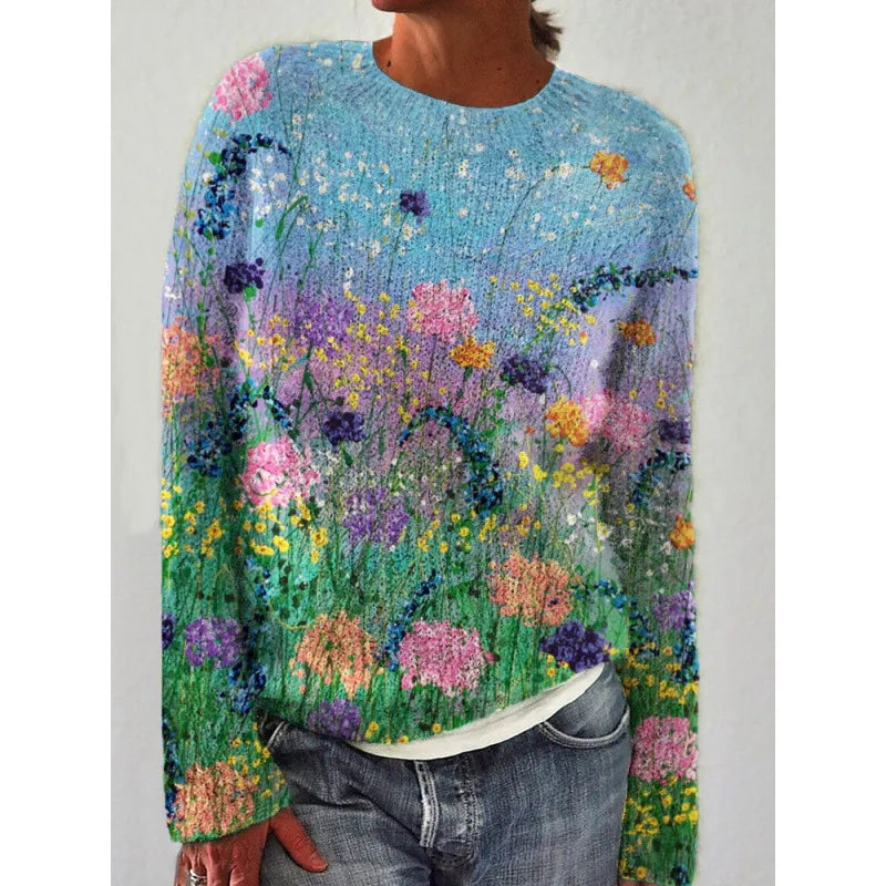 Amalia | Suéter suave con motivos distintivos