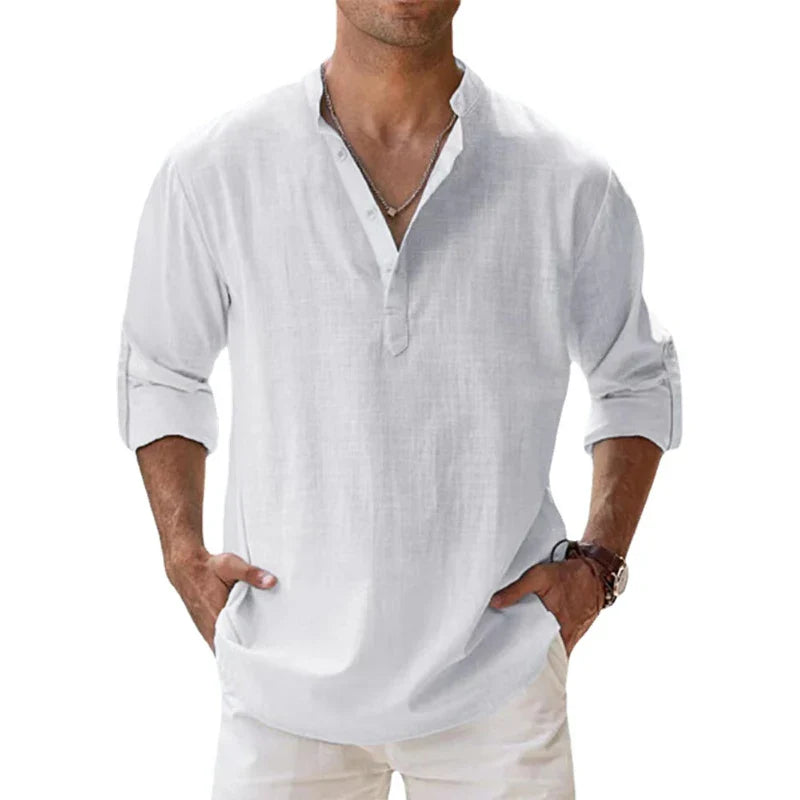 LINO™ | CAMISA CUELLO ALTO